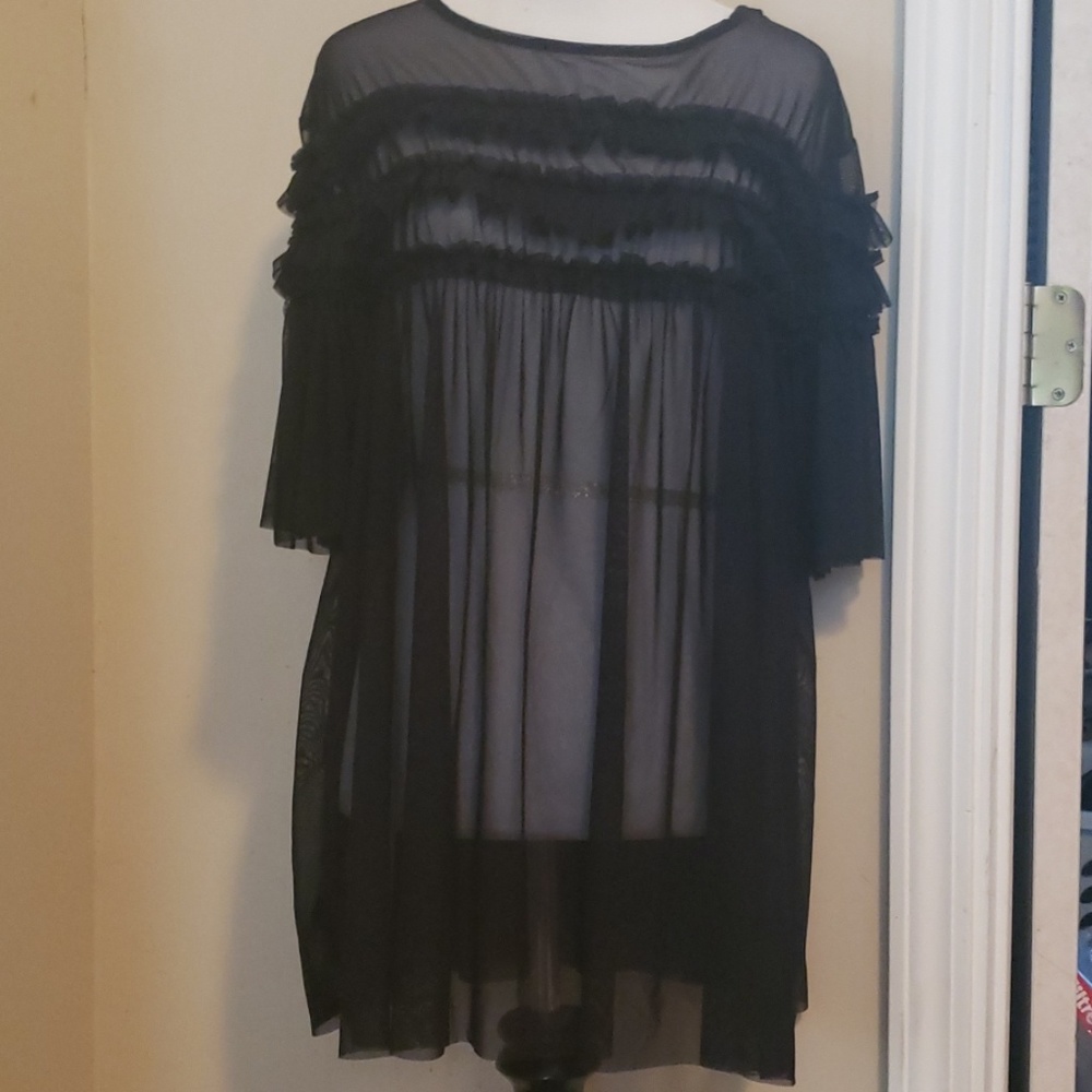 Sheer blouse